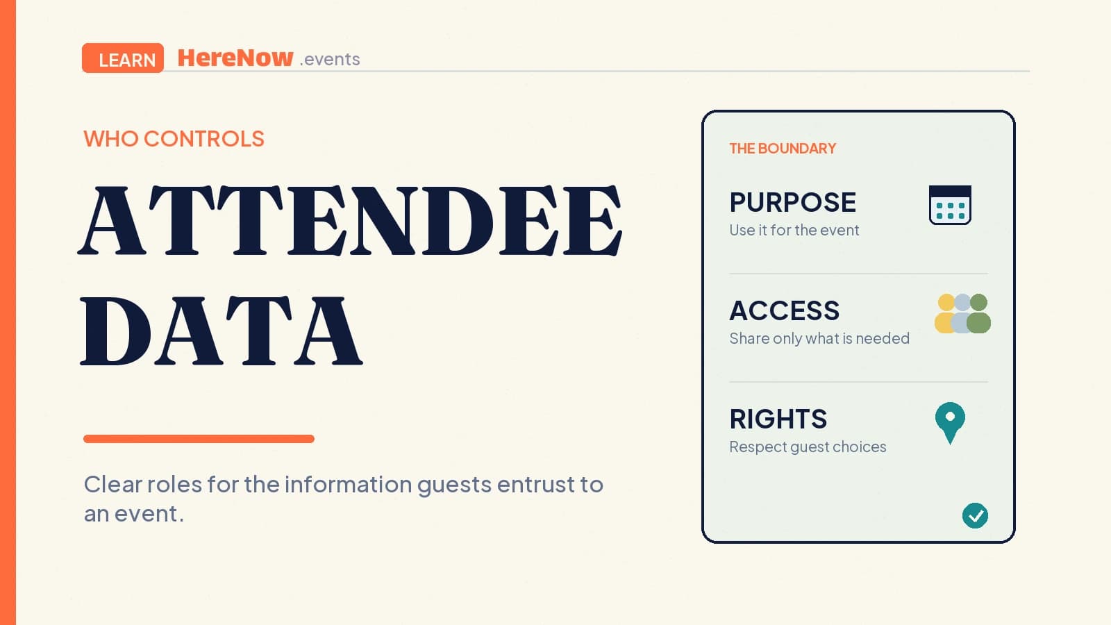 HereNow editorial cover for What is attendee data ownership?
