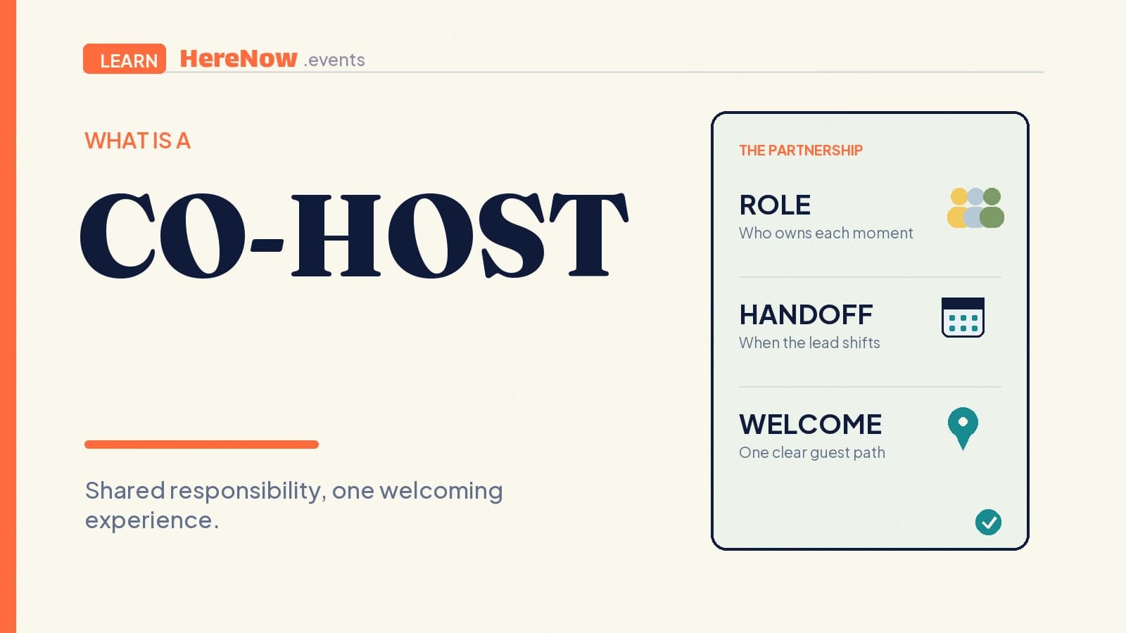 HereNow editorial cover for What is a co-host?
