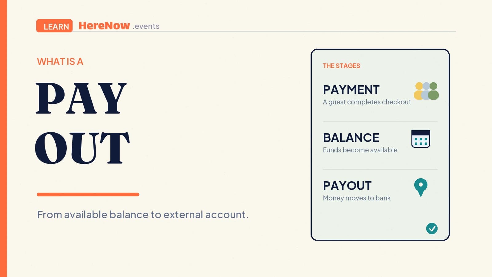HereNow editorial cover for What is a payout?