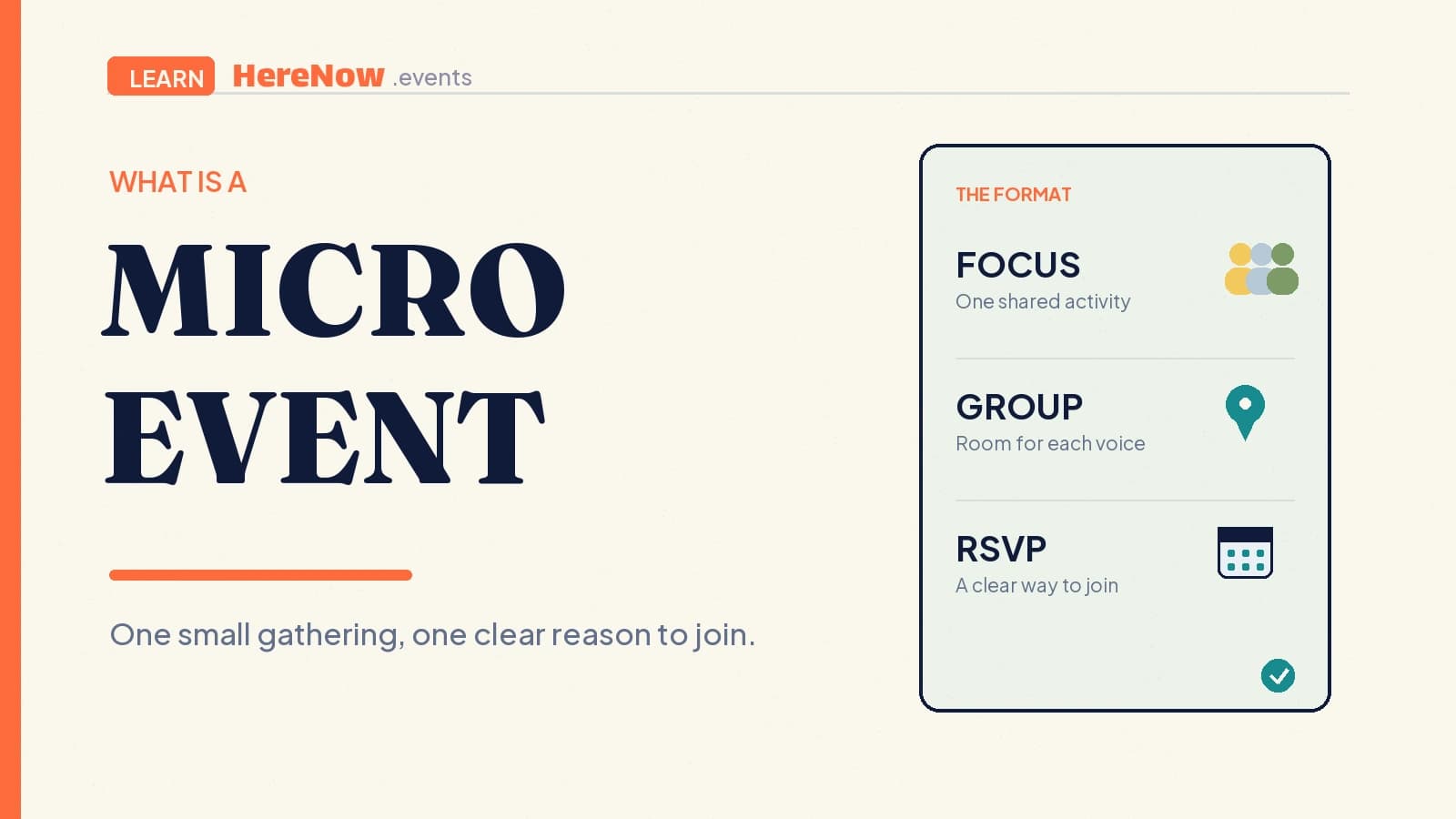 HereNow editorial cover for What is a micro-event?