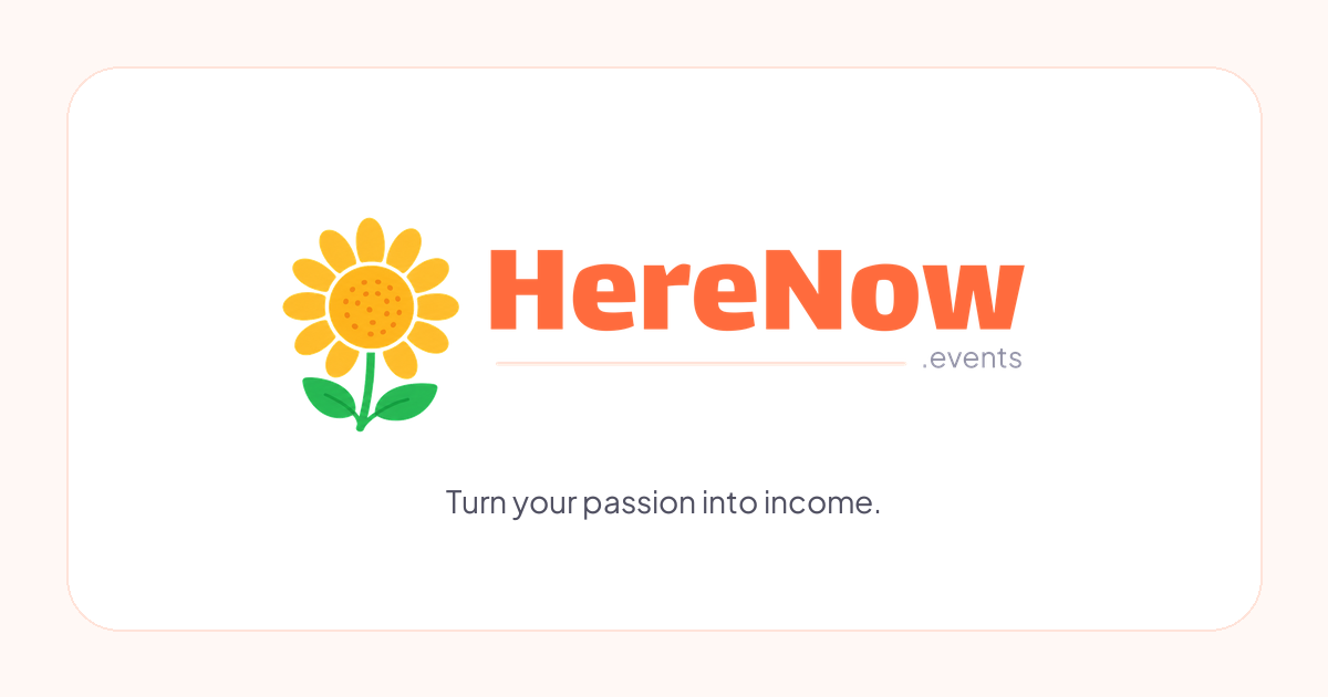 HereNow.events Open Graph light preview
