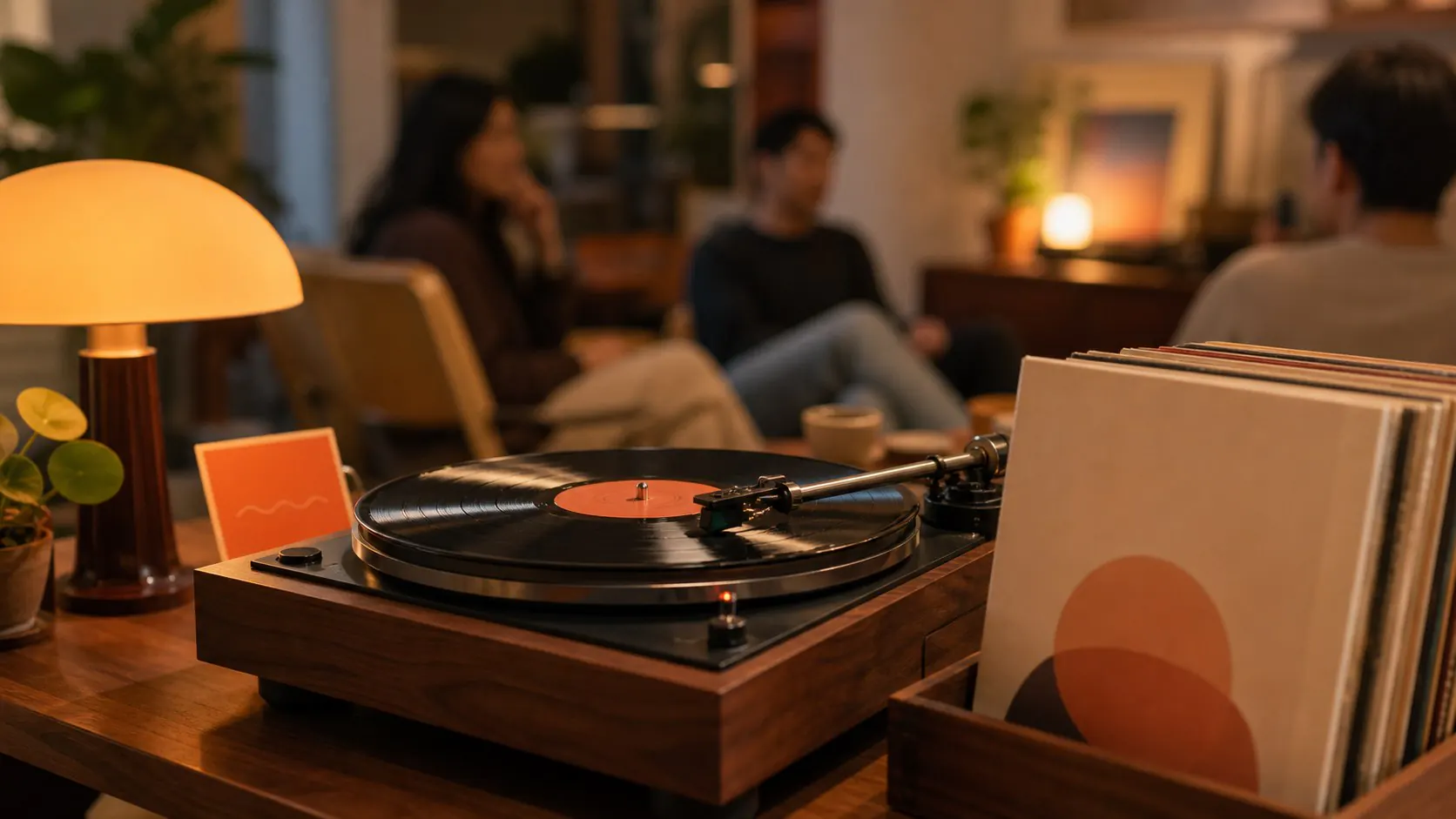 Bring-a-Record Listening Party event template cover