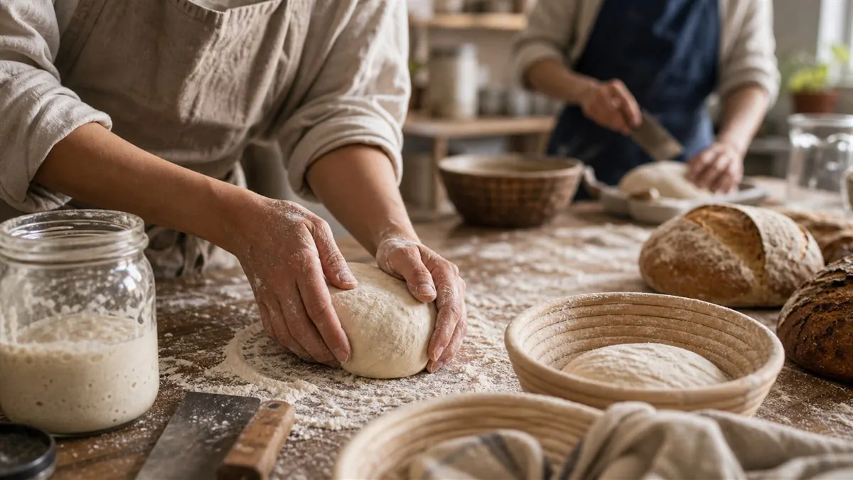Sourdough Baking Class event template cover