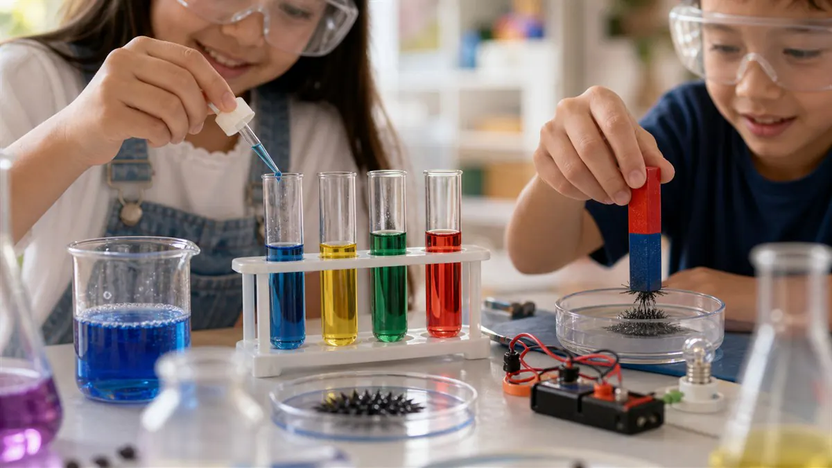 Kids Science Lab event template cover