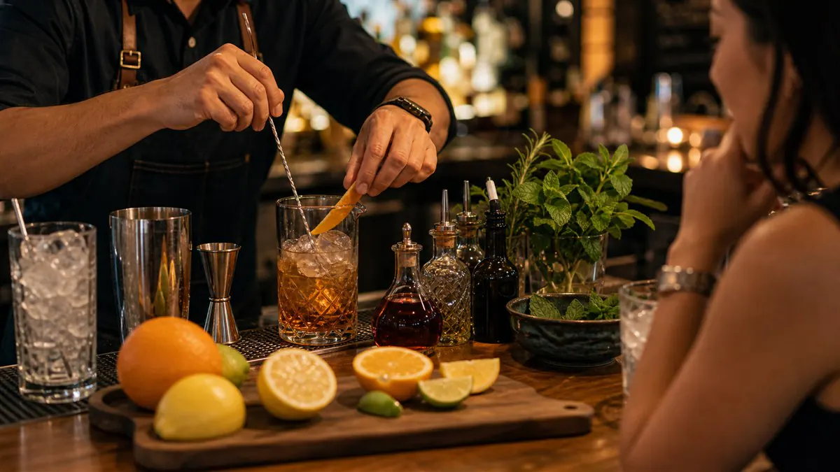 Cocktail Mixology Class event template cover