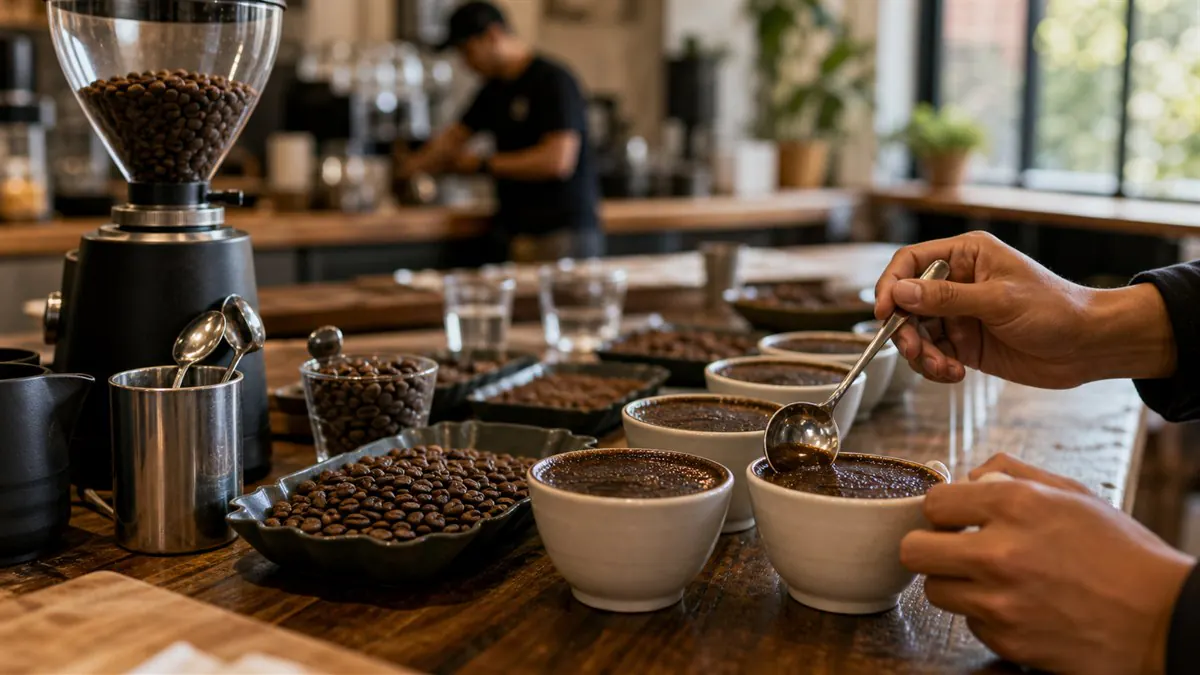 Neighborhood Coffee Cupping Club event template cover