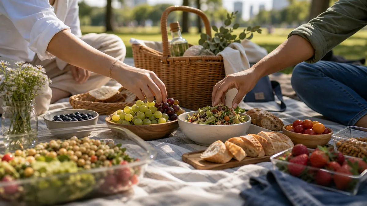 Picnic Potluck event template cover