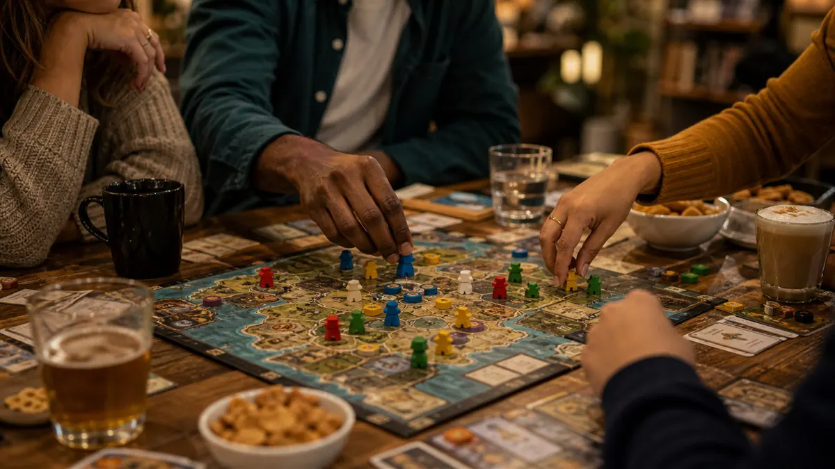 Board Game Night event template cover