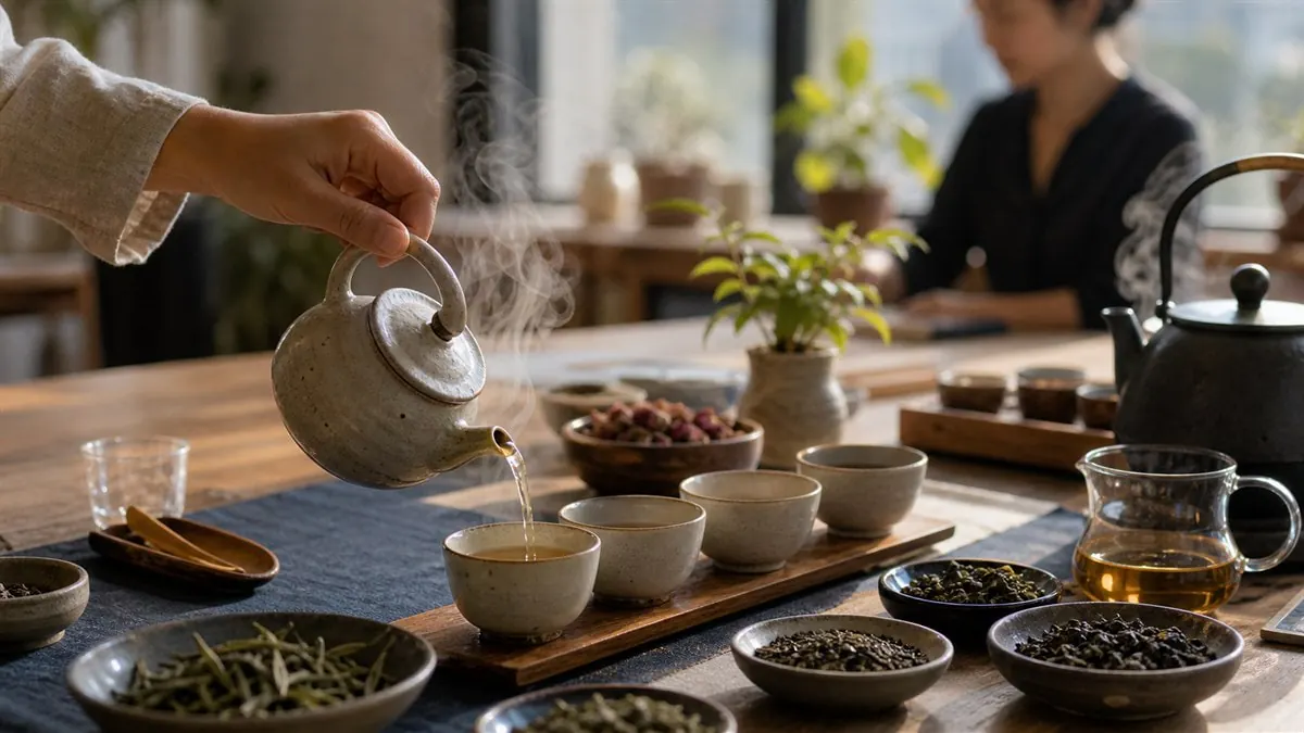 Mindful Tea Gathering event template cover