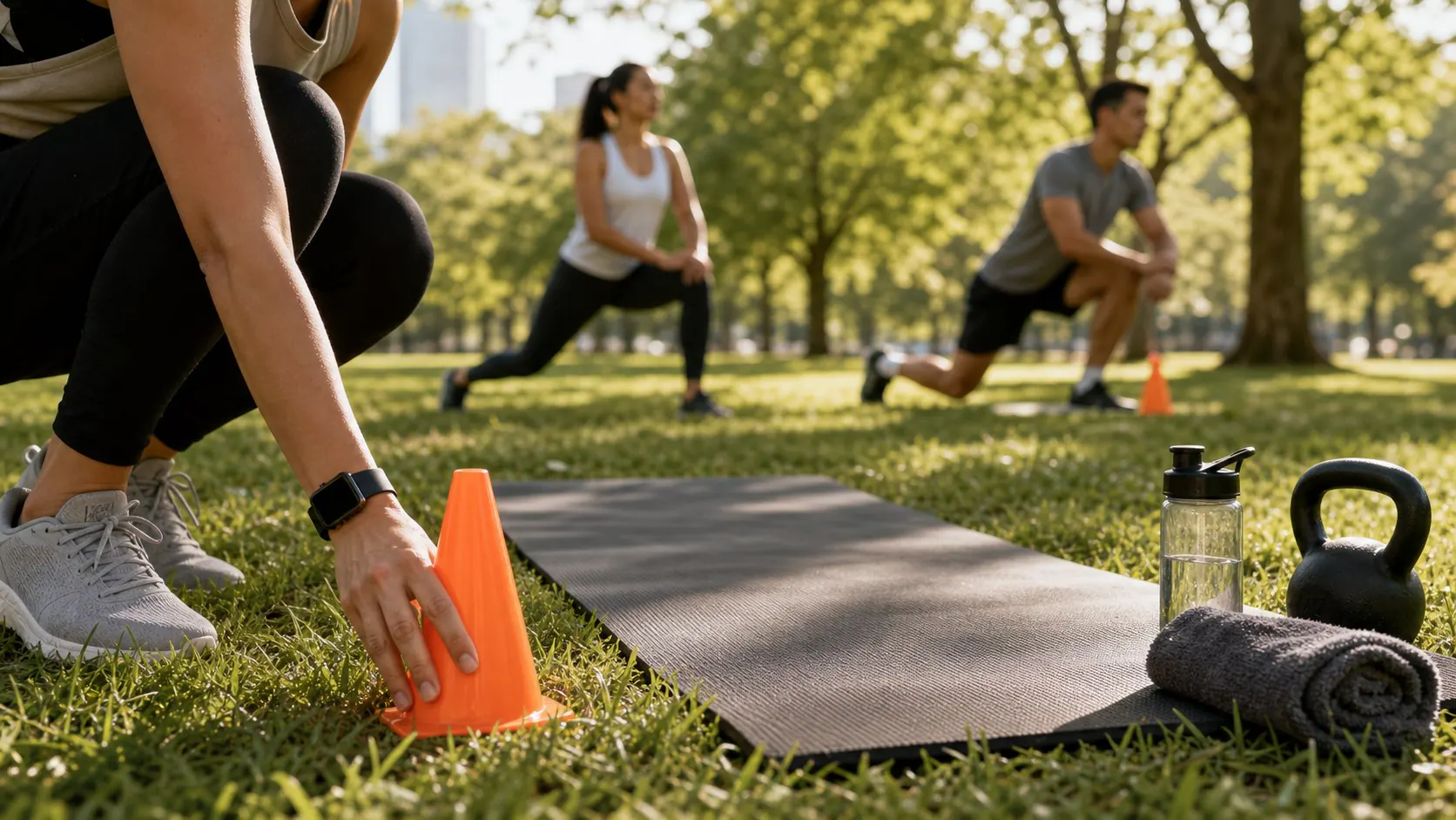 Park HIIT Bootcamp event template cover